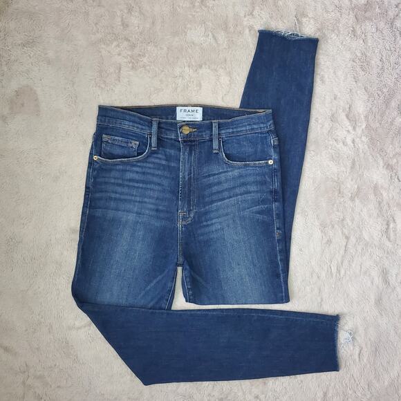 Frame Ali High Rise Skinny Jeans 27 / 4 - Picture 2 of 10